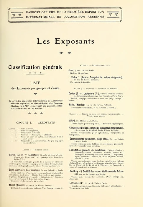 1ère Exposition Internationale de Locomotion Aérienne (1909) First Paris Air Show (digital)
