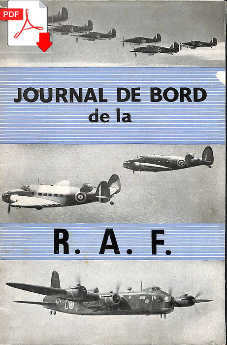 UK Air Ministry - Journal de bord de la R.A.F.