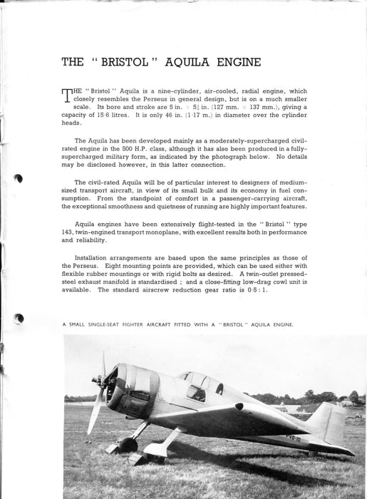 Bristol Sleeve-valve aero engines (1935) (ebook)