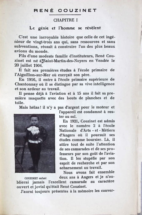 René Couzinet (Rémi Vallet) – 1934 (Edición original firmada)