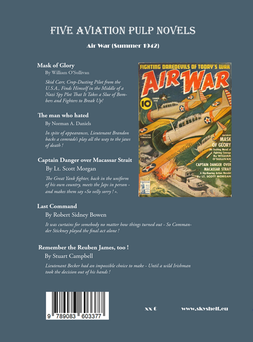 Aviation pulp fiction novels - Air War (Summer 1942)