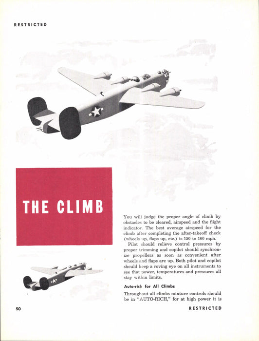 B-24 Liberator Manuel d'entraînelment du pilote (1943) (imprimé)