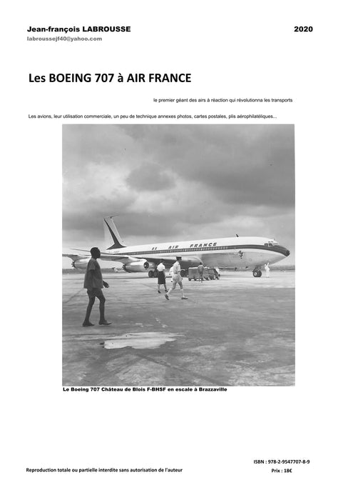Labrousse, Jean-François - Les Boeing 707 à Air France (2020) (print)