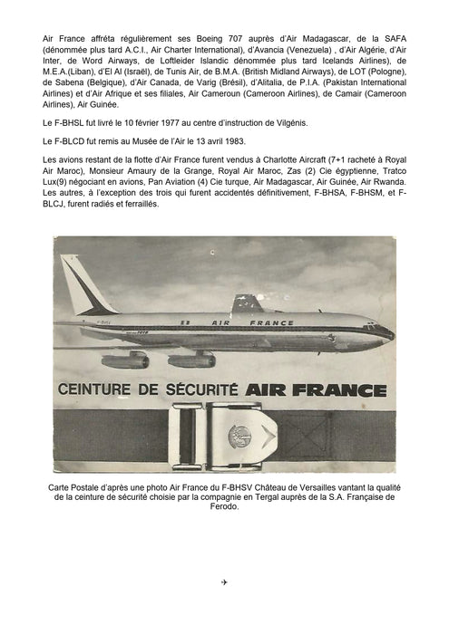 Labrousse, Jean-François - Les Boeing 707 à Air France (2020) (print)