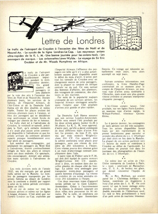 La Conquête de l'Air 1933 02