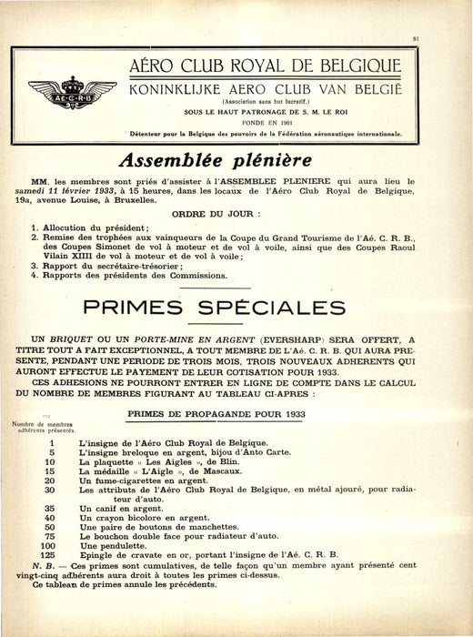 La Conquête de l'Air 1933 02
