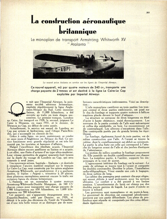 La Conquête de l'Air 1933 05