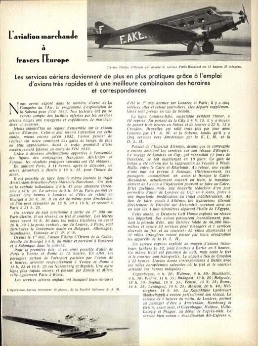 La Conquête de l'Air 1933 06