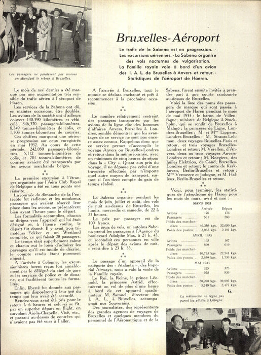 La Conquête de l'Air 1933 07
