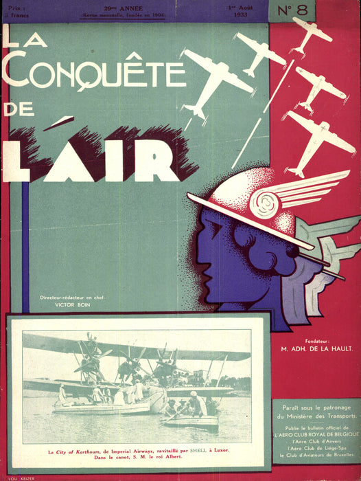 La Conquête de l'Air 1933 08