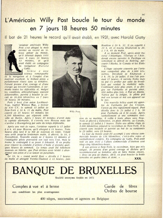 La Conquête de l'Air 1933 08