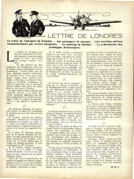 La Conquête de l'Air 1933 08