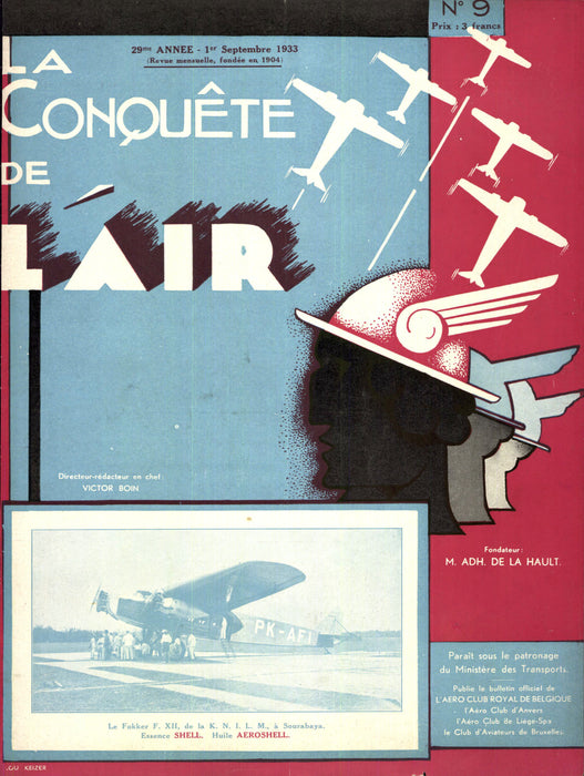 La Conquête de l'Air 1933 09