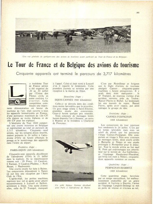 La Conquête de l'Air 1933 09