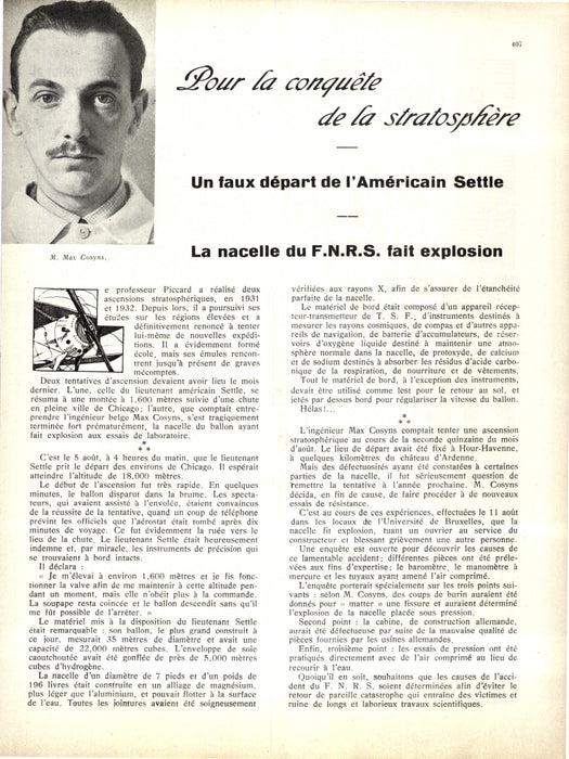 La Conquête de l'Air 1933 09