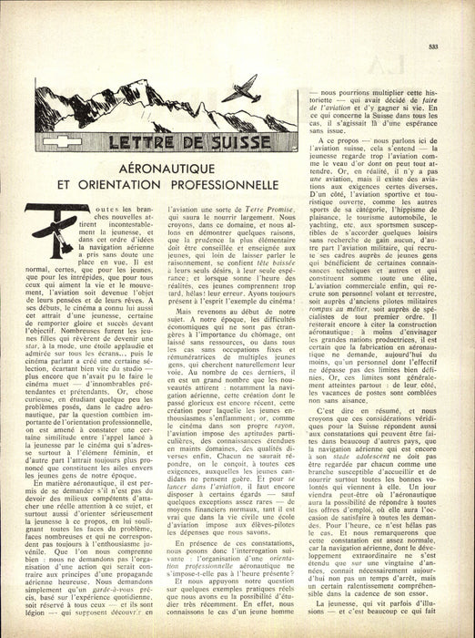 La Conquête de l'Air 1933 12