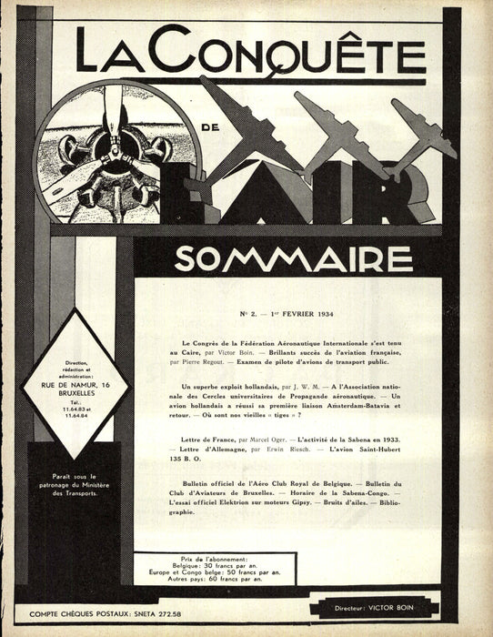 La Conquête de l'Air 1934 02