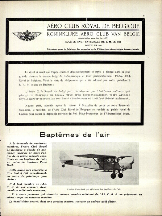 La Conquête de l'Air 1934 03