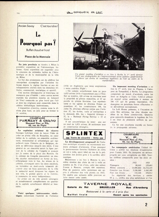 La Conquête de l'Air 1934 05