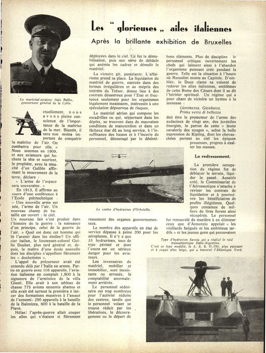 La Conquête de l'Air 1934 07