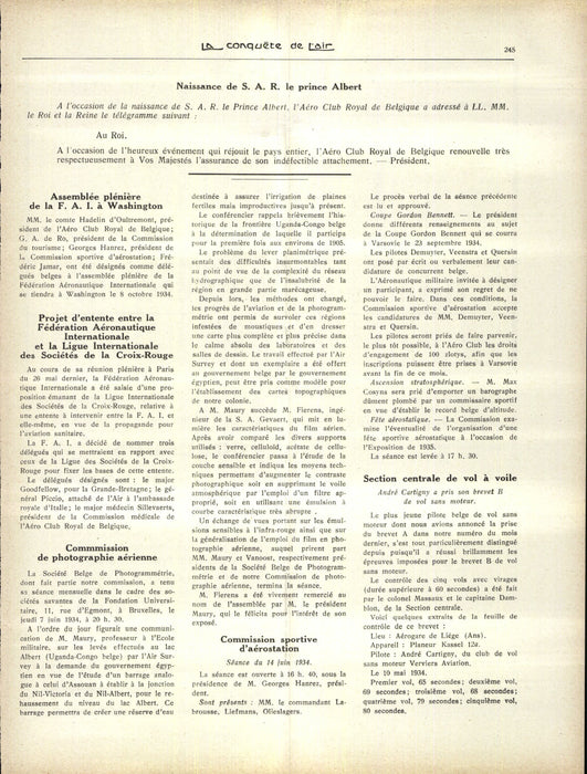 La Conquête de l'Air 1934 07