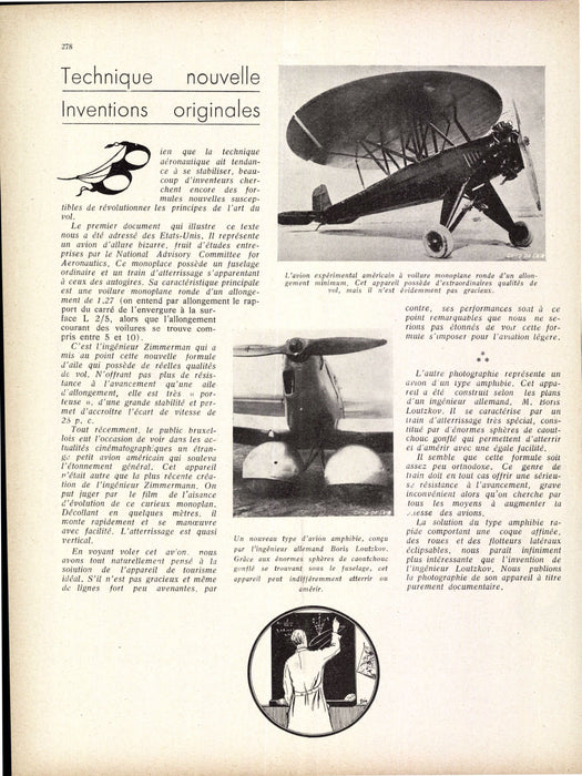 La Conquête de l'Air 1934 08