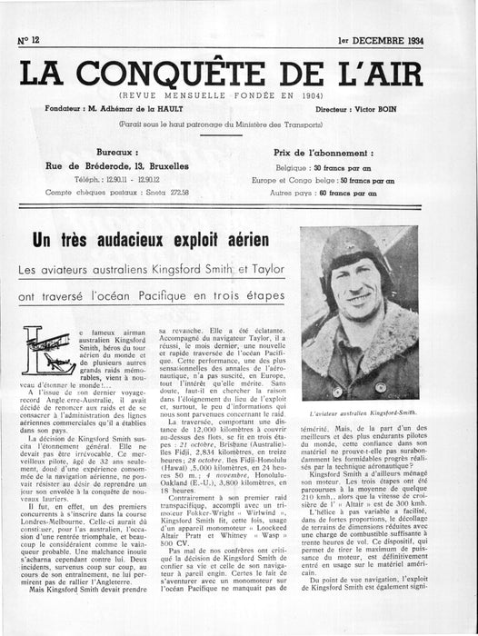 La Conquête de l'Air 1934 12