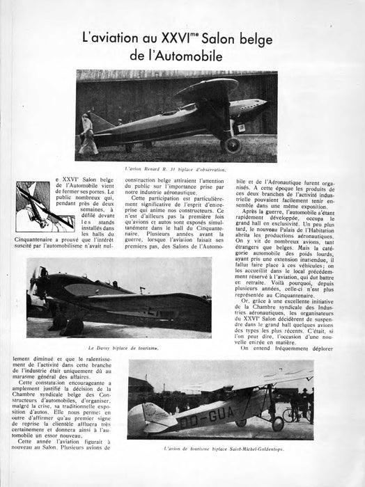 La Conquête de l'Air 1933 01