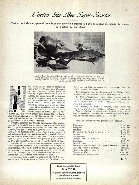 La Conquête de l'Air 1933 01