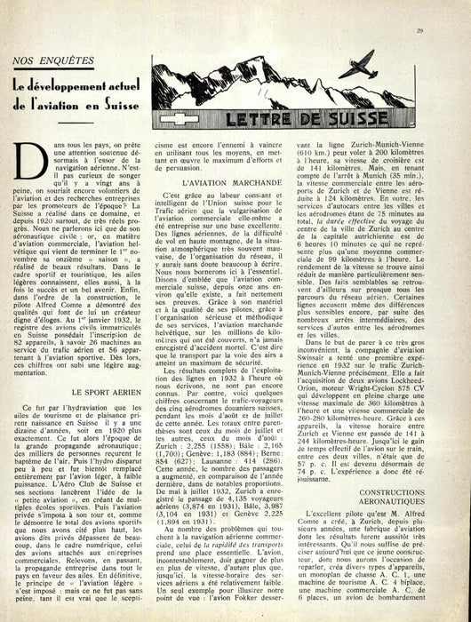 La Conquête de l'Air 1933 01