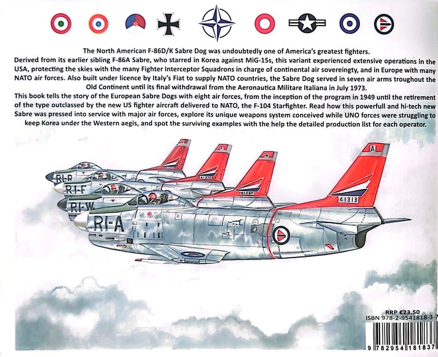North American Aircraft NATO F-86 D/K Sabre Dog (imprimé)