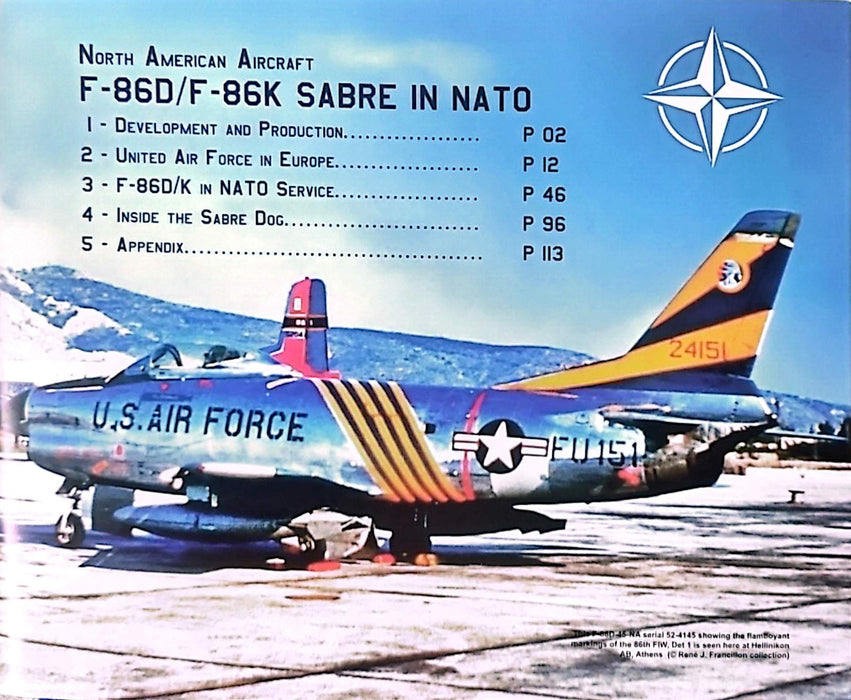 North American Aircraft NATO F-86 D/K Sabre Dog (imprimé)