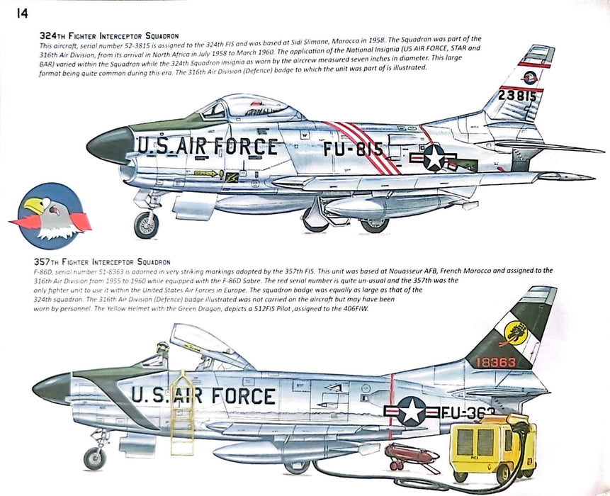 North American Aircraft NATO F-86 D/K Sabre Dog (imprimé)