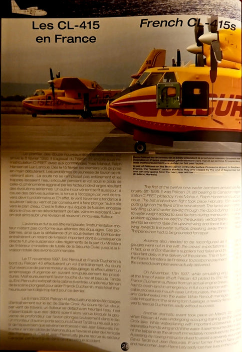 Les Bombardiers d'eau  CANADAIR Scoopers (édition originale bilingue)