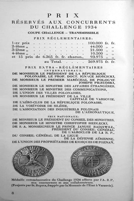 Challenge de tourisme aérien polonais 1934 (edição digital)