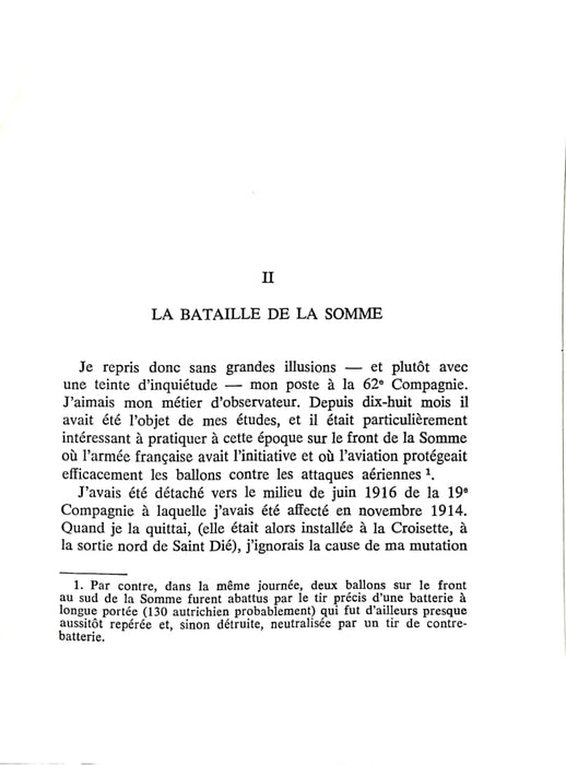 Corneloup, Iannis - Souvenirs d'un aérostier de la grande guerre (1975) (print)