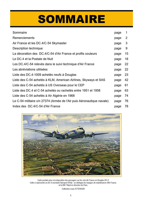 Le Trait d'Union - Les Douglas DC-4 et C-54 Skymaster d’Air France (édition imprimée)