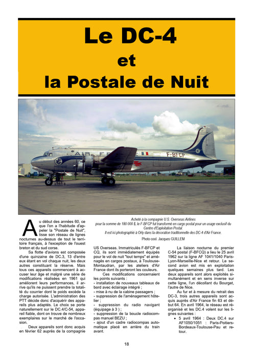 Le Trait d'Union - Les Douglas DC-4 et C-54 Skymaster d’Air France (édition imprimée)