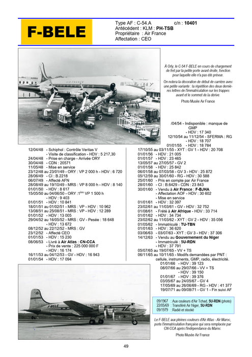 Le Trait d'Union - Les Douglas DC-4 et C-54 Skymaster d’Air France (édition imprimée)