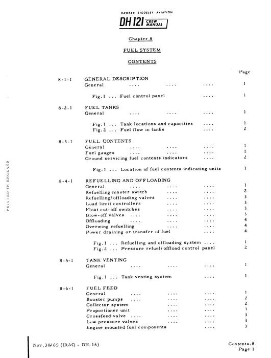 Hawker Siddeley DH 121 Trident 1E Flight Manual (PDF)(1964)