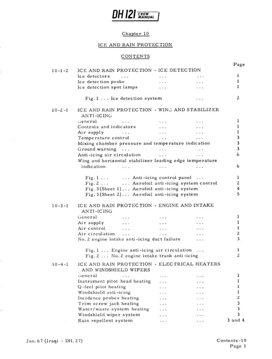 Hawker Siddeley DH 121 Trident 1E Flight Manual (PDF)(1964)