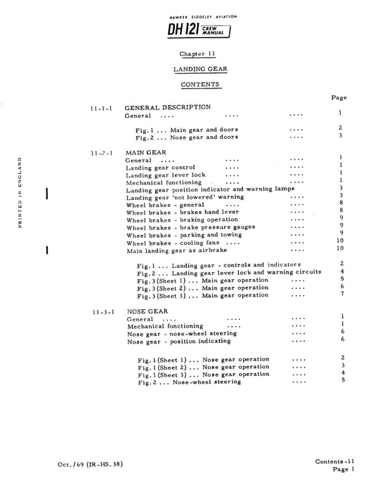 Hawker Siddeley DH 121 Trident 1E Flight Manual (PDF)(1964)