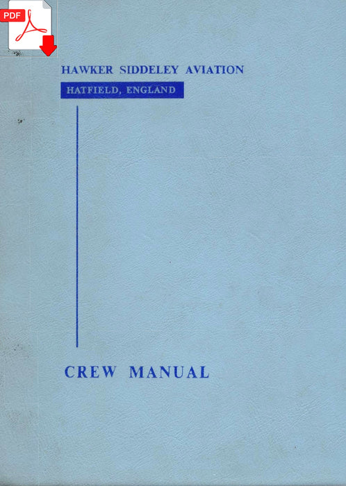 Hawker Siddeley DH 121 Trident 1E Flight Manual (PDF)(1964)