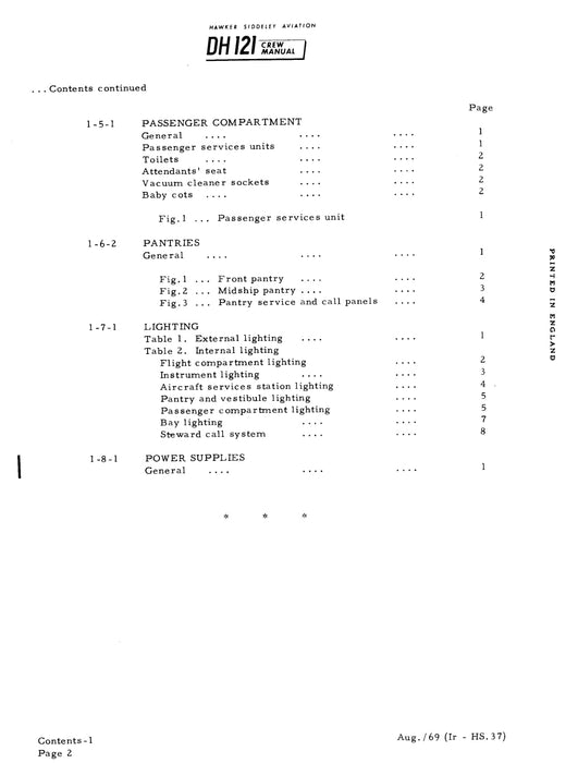 Hawker Siddeley DH 121 Trident 1E Flight Manual (PDF)(1964)
