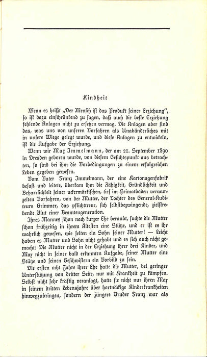Immelman, der Adler von Lille (1934) (édition numérique)