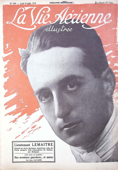 La Vie Aérienne Illustrée #141 24 Juillet 1919