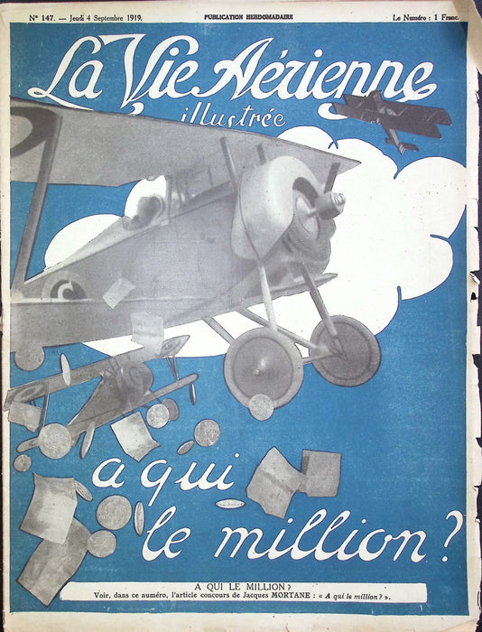 La Vie Aérienne Illustrée #147 4 Septembre 1919