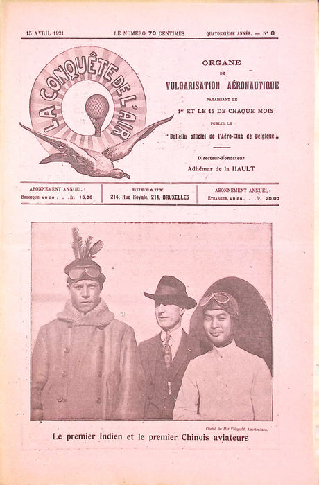 La Conquête de l'Air 1921 04 15