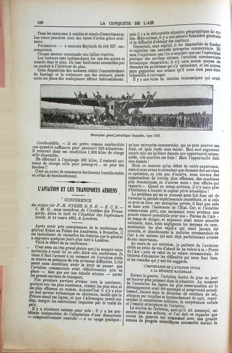 La Conquête de l'Air 1921 04 15
